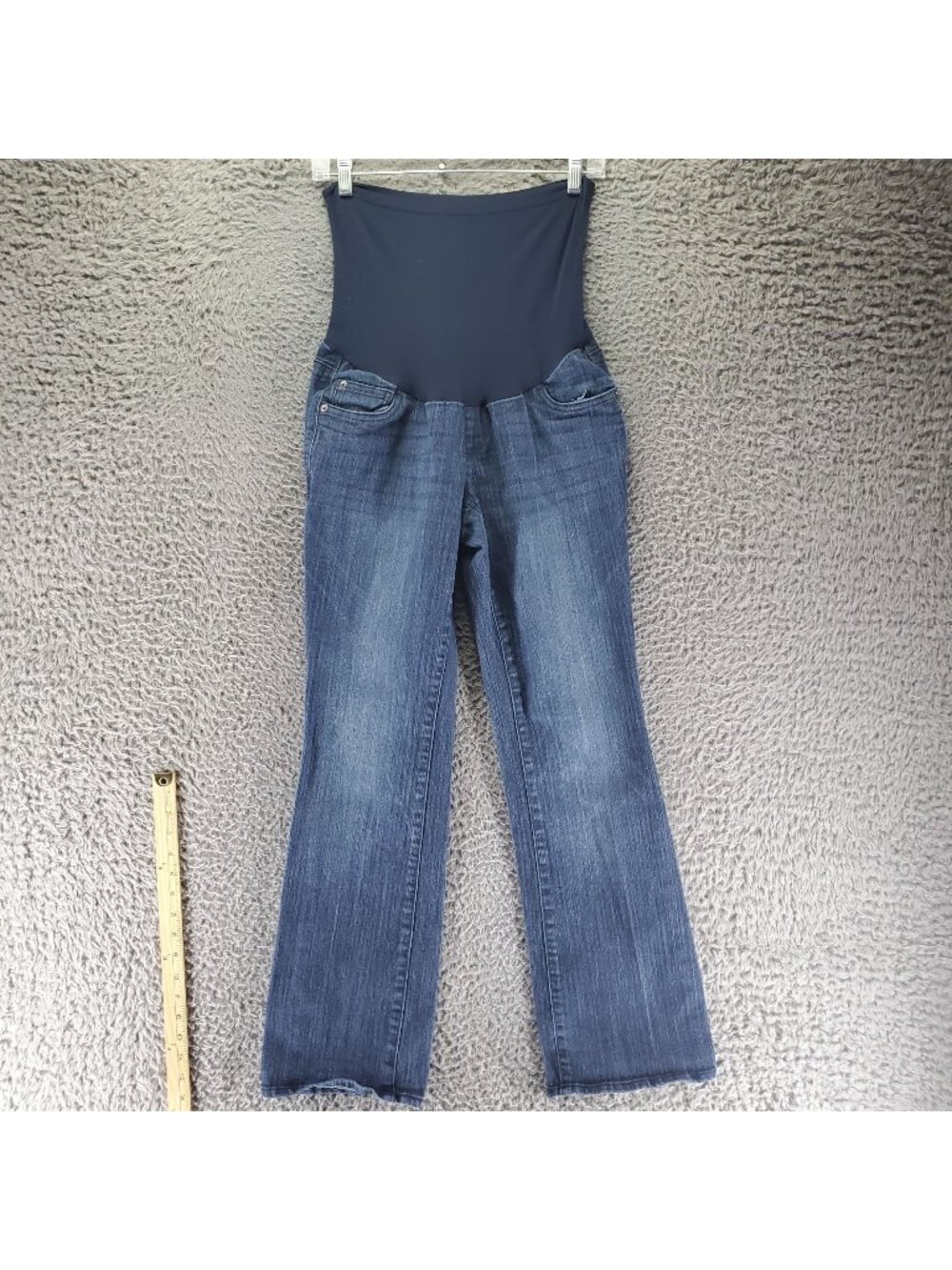 Oh Baby By Motherhood Jeans Women’s Medium Blue Bootcut Maternity Stretch *Read*